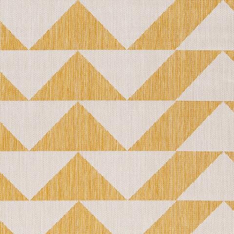 Thomley 5' x 7' Rug - White;Yellow