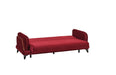 Ottomanson Ruby Collection Upholstered Convertible Sofabed with Storage