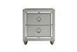Riley Nightstand - Silver