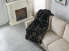 Cassilda Luxury Chinchilla Faux Fur Gilded Throw Blanket (50 x 60)