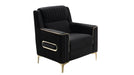 Ruby Accent Chair – Ruby Chair Black by Galaxy Home Furnishings