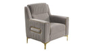 Ruby Accent Chair – Ruby Chair Taupe by Galaxy Home Furnishings