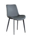 Contemporary Curved Side Chair w/ Steel Legs - 4 per box MARY-SC