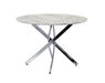 Contemporary Marbleized Melamine Dining Table SANDRA-DT