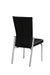 Contemporary Motion-Back Leather Upholstered Side Chair w/ Chrome Frame - 2 per box MOLLY-SC-BLK-LTH