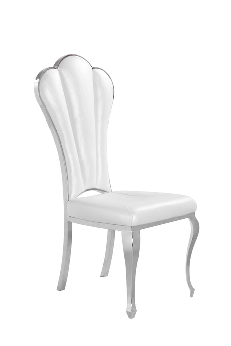 Shell-Back Side Chair - 2 per box RAEGAN-SC-WHT