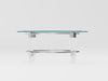 Contemporary Round Glass Top Cocktail Table 4038-CT