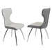 Contemporary Side Chair w/ Bucket Seat - 4 per box SANDRA-SC-GRY