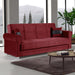 Ottomanson Sara Collection Upholstered Convertible Sofabed with Storage