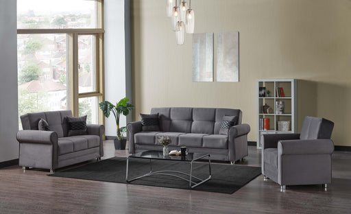 Sara - Gray Living Room Set