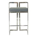Timeless Gray and Silver Dining Chair