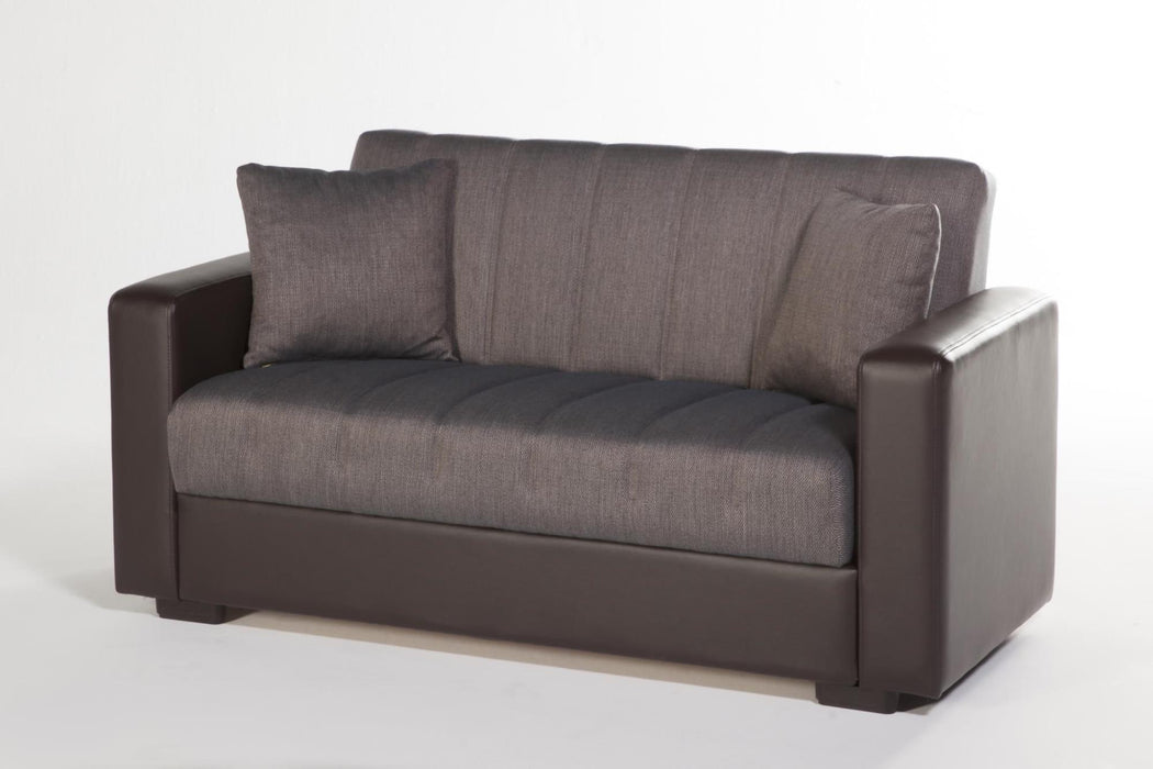 Sidney Love Seat - Bolzoni Brown