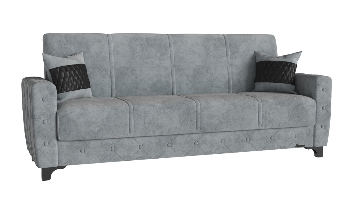 Ottomanson Sultan Collection Upholstered Convertible Sofabed with Storage