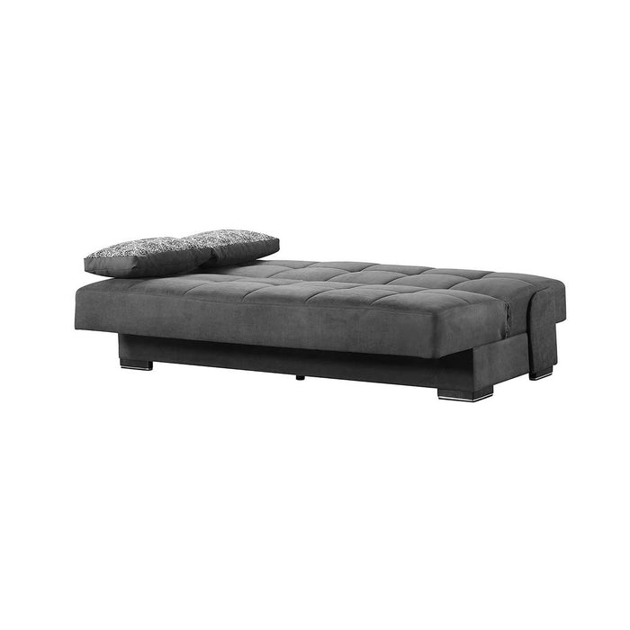 Ottomanson Soho Collection Upholstered Convertible Sofabed with Storage