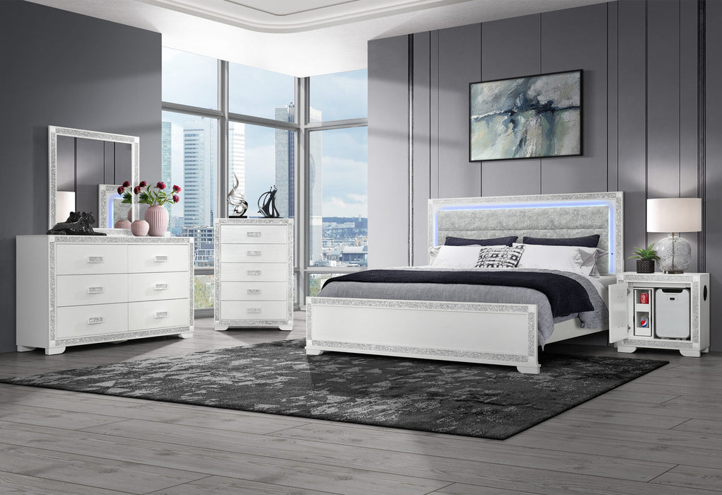 Soleil Bed - White