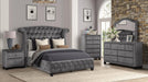 Sophia Bedroom Set – Sophia King 5 Pc Bedroom Set in Gray by Galaxy Home Furnishings