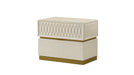 Stanley Nightstand – Stanley Nightstand Champagne by Galaxy Home Furnishings