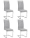 Contemporary Handle-Back Cantilever Side Chair - 4 per box SUNNY-SC-GRY