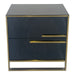 Timeless Black and Gold End Table