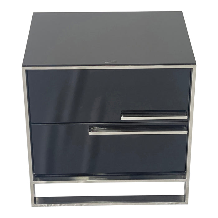 Timeless Black and Silver End Table