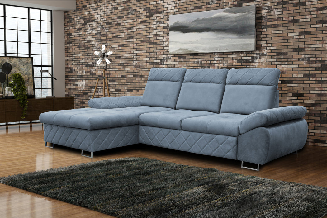 SELLY MINI GRAY LEFT-By Skyler Furniture