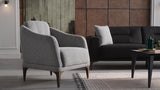 Seul Accent Chair - Anthracite Gray