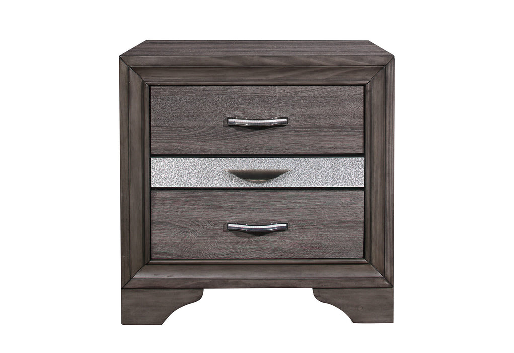 Seville Nightstand - Melamine Grey