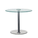 Contemporary Glass Top Lamp Table 8643-LT