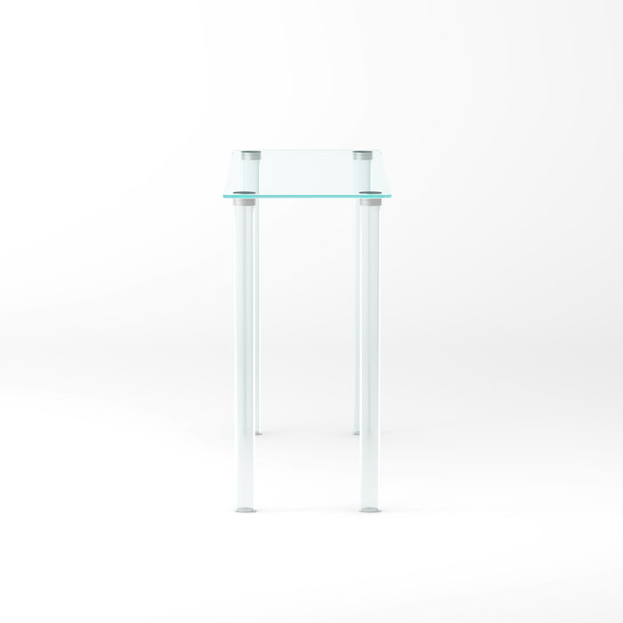 Contemporary All Glass Sofa Table 8713-ST