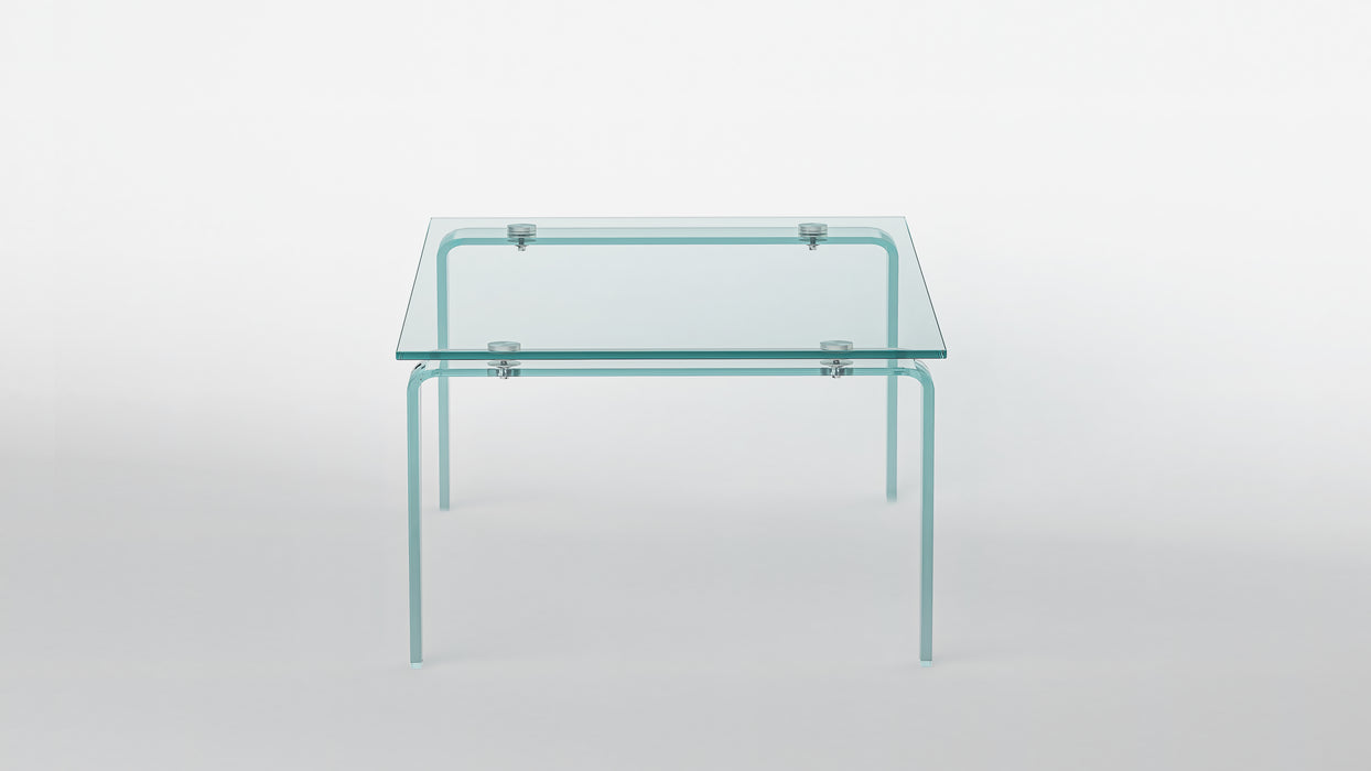 Contemporary All-Glass Rectangular Cocktail Table VERA-CT