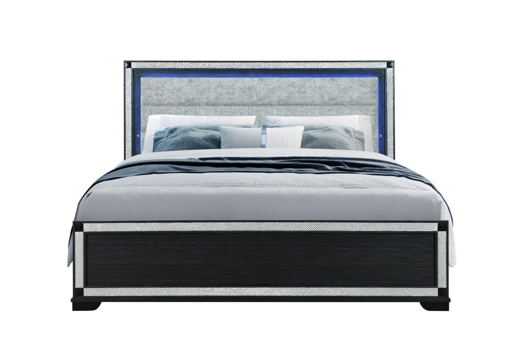 Soleil Bed - Charcoal
