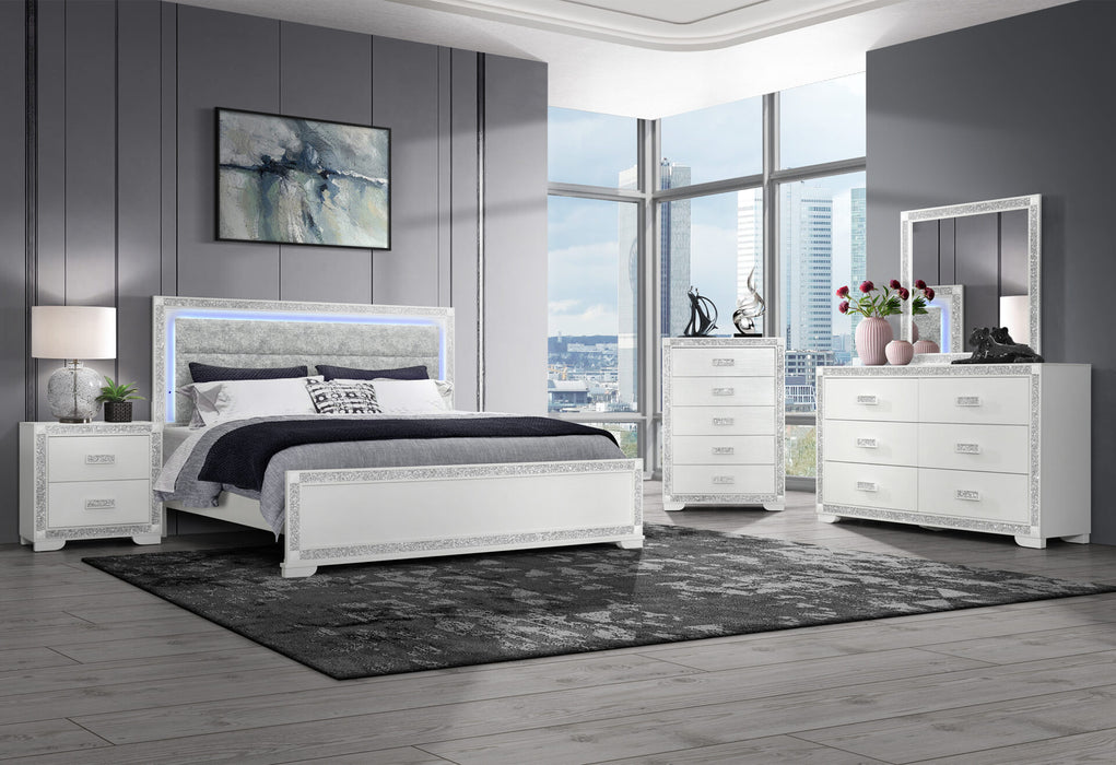 Soleil Bed - White