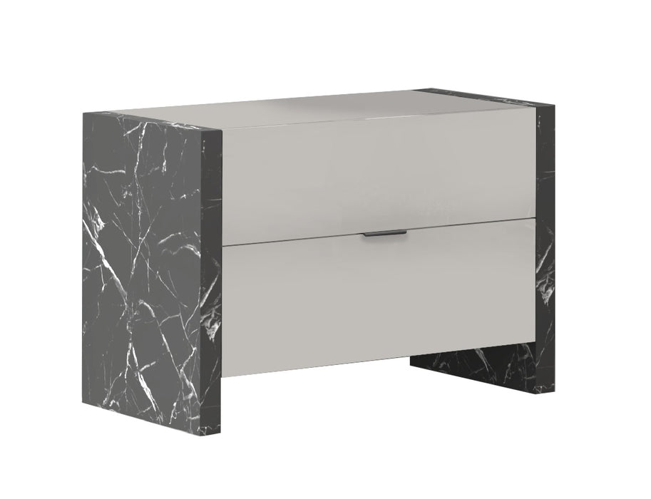 Stoneage Premium Night Stand in Grigio 17455-NS