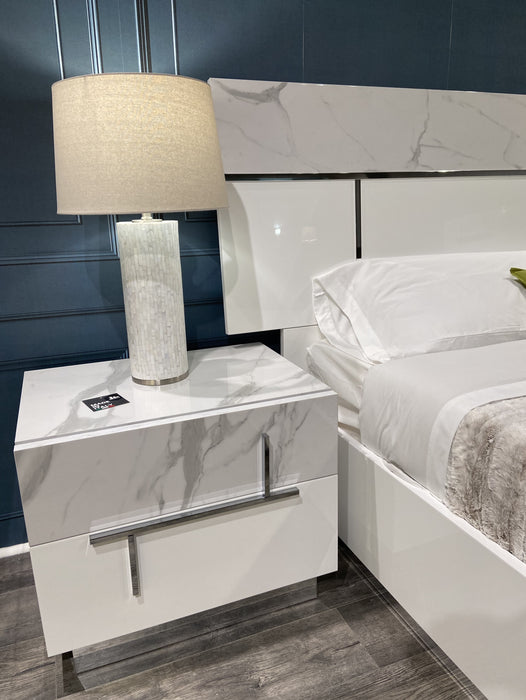 Sunset Premium Bed in Bianco Luc+Stat 
