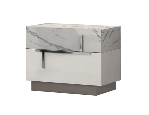 Sunset Premium Night Stand in Bianco Luc+Stat 17646-NS
