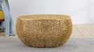 T3502-32 Coffee Table – T3502-32 Round Coffee Table Gold by Galaxy Home Furnishings