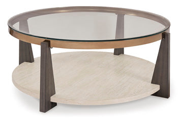 Frazwa End Table - Black/Gray;Brown/Beige
