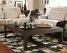Watson Sofa/Console Table - Brown/Beige