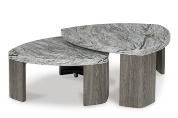 Surmour End Table - Black/Gray