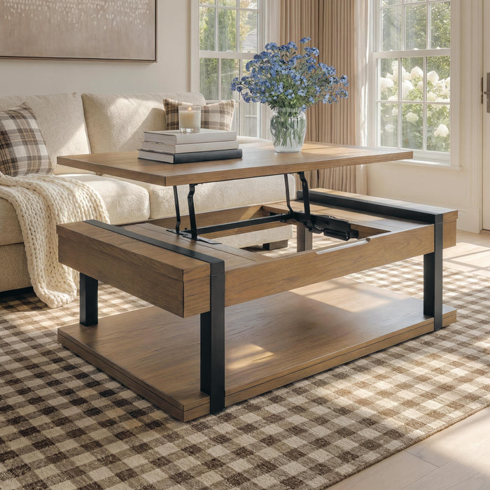 Jorannti Lift-Top Coffee Table - image 7