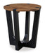 Hanneforth Coffee Table - Black/Gray;Brown/Beige