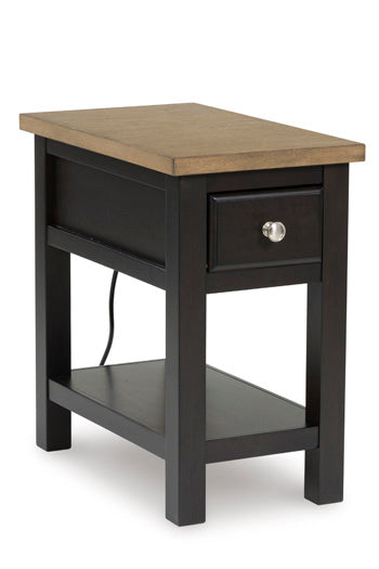 Drazmine End Table - Brown/Beige
