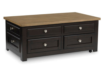 Drazmine End Table - Brown/Beige