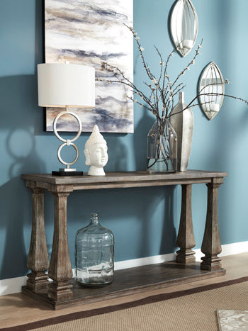 Johnelle End Table - Brown/Beige