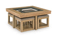 Wittenmyer Coffee Table with 4 Stools (Set of 5) - image 8