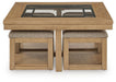 Wittenmyer Coffee Table with 4 Stools (Set of 5) - image 4