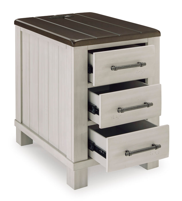 Darborn Lift-top Coffee Table and 2 Chairside End Tables