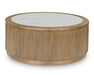 Camdill End Table - White;Brown/Beige