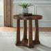 Rustic Plains End Table - Warm Brown
