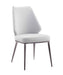 Contemporary Curved Back Side Chair - 2 Per Box TABATHA-SC-GRY